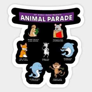 Animal Parade #2 Sticker